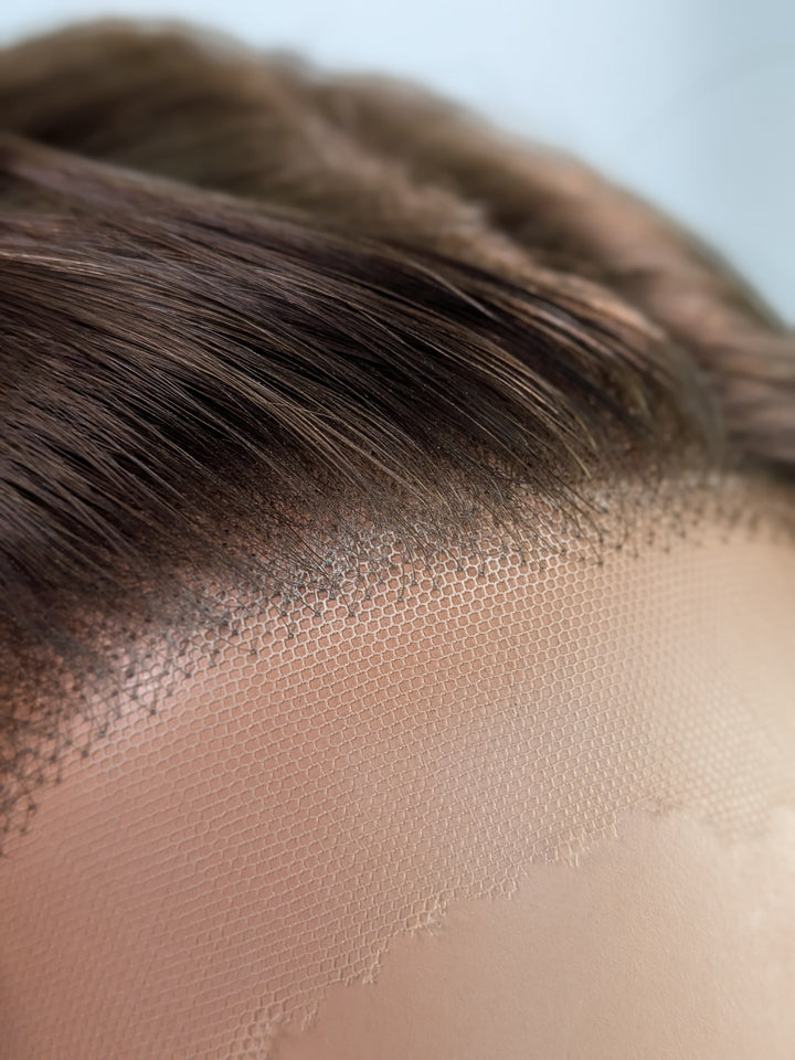 12" Lux Lace Wig - Mocha Taupe (XS)