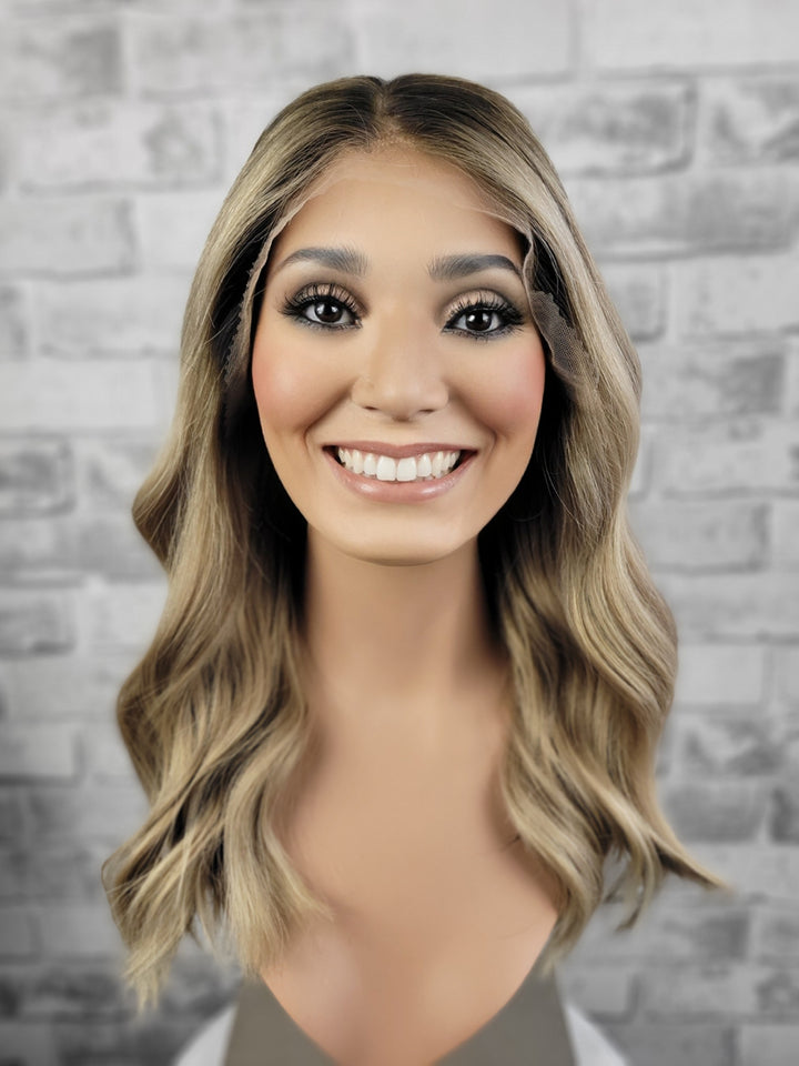 18" Lux Lace Wig - Biscuit Blonde (XL)