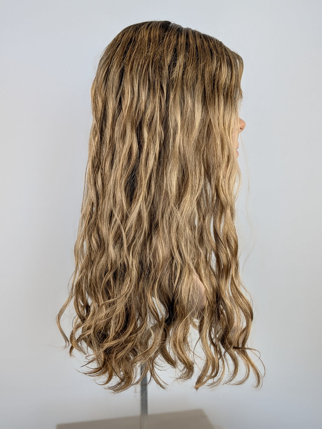 21" Lux Lace Wig Virgin Slavic - Harvest Blonde Curl (M)