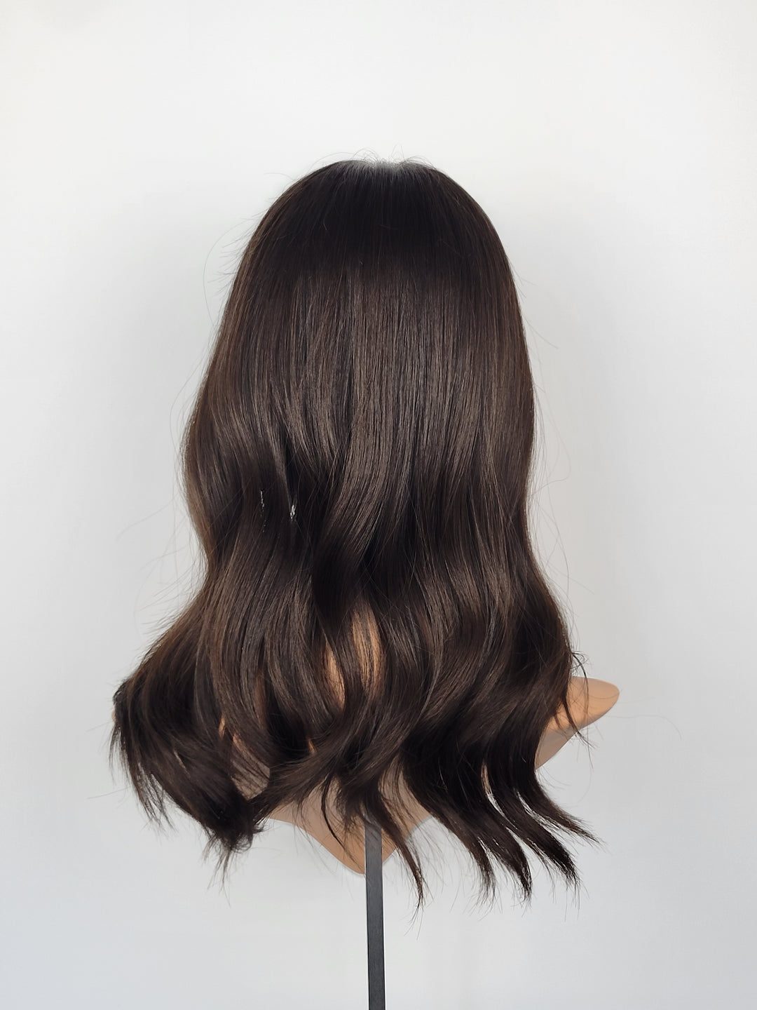 18" Closed Lace Topper - Darkest Brown (8x8)