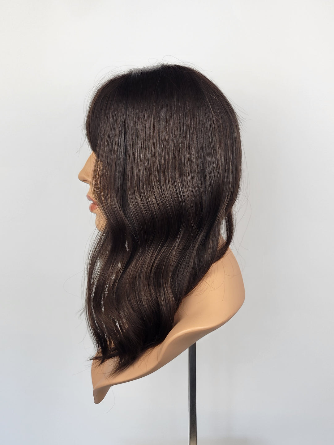 18" Closed Lace Topper - Darkest Brown (8x8)