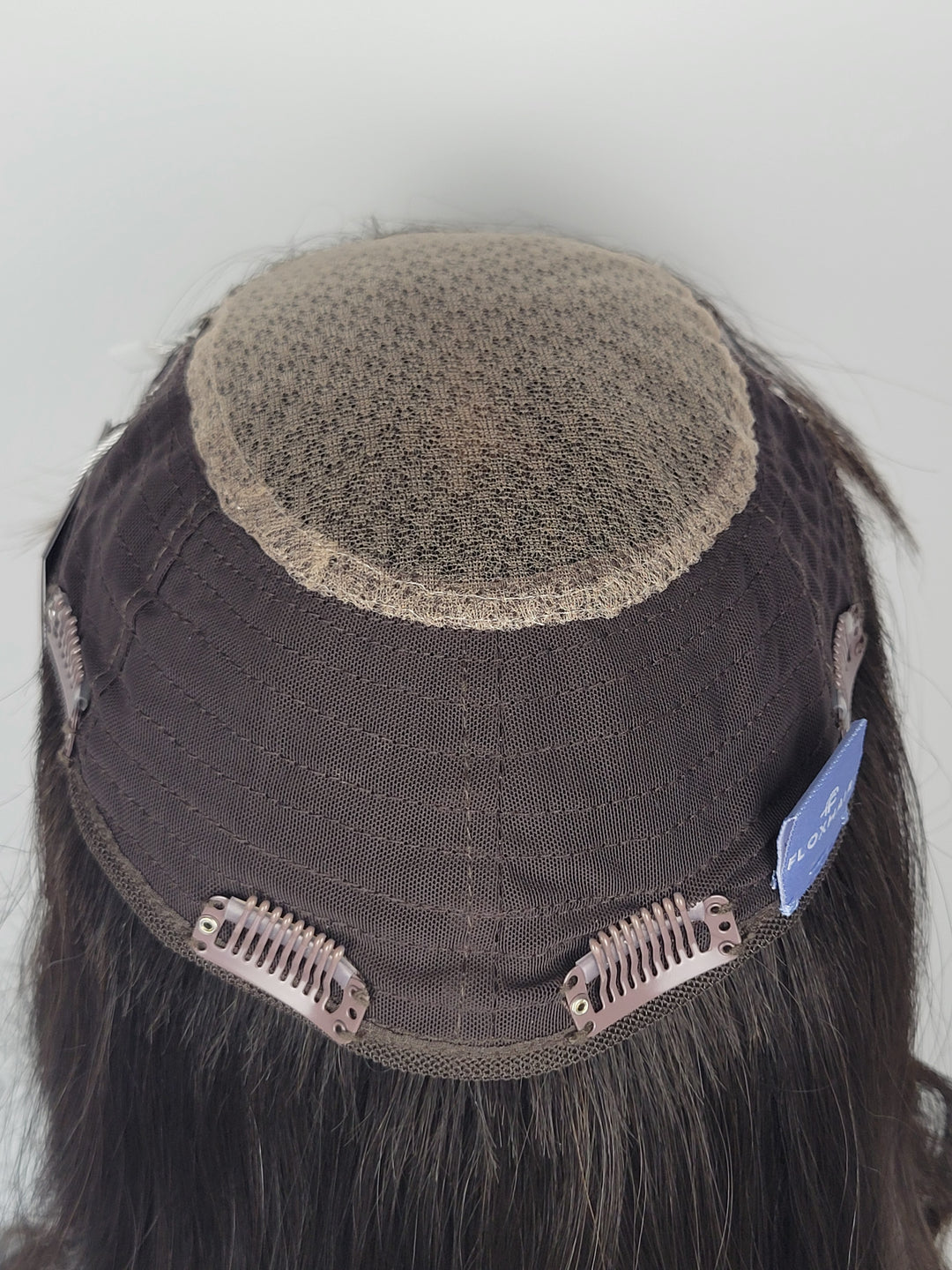 18" Closed Lace Topper - Darkest Brown (8x8)