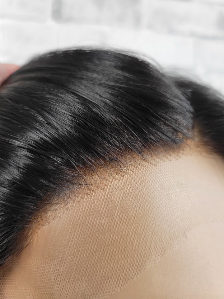 22" Lace Pony Wig - Natural Black (S)