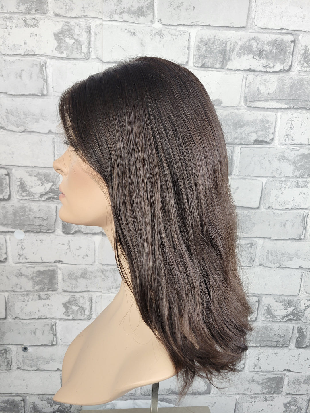 15" Lux Lace Wig Virgin Slavic - Darkest Brown (M)