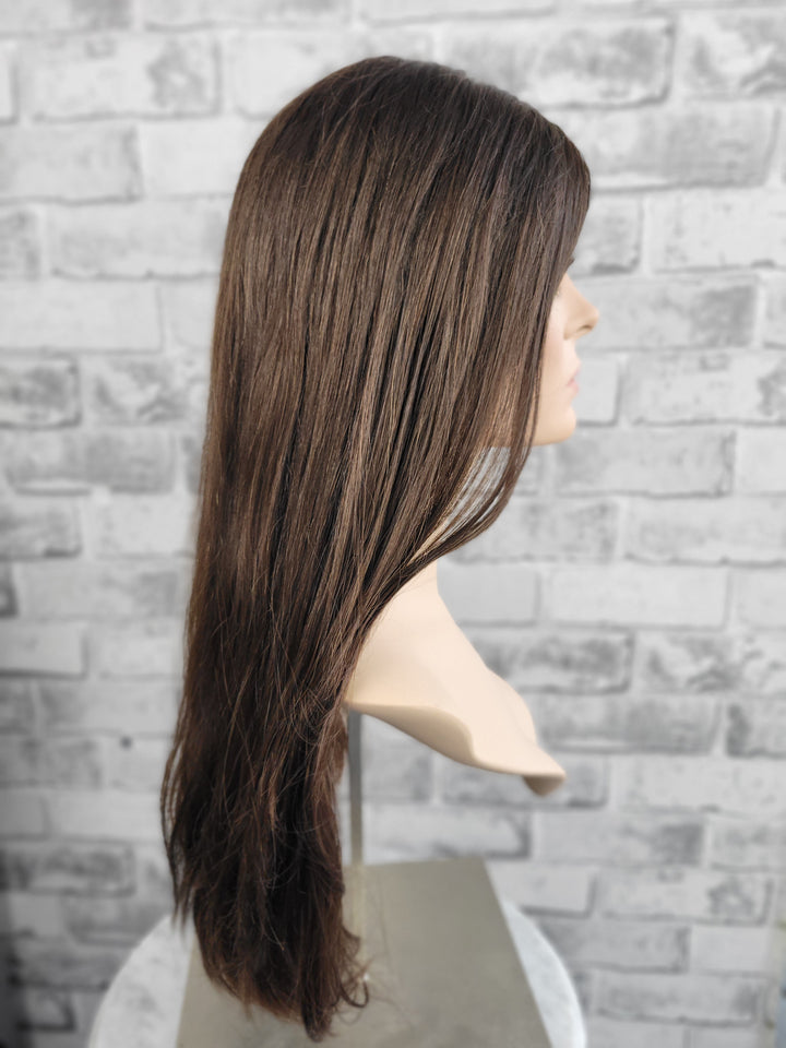 24" Lux Lace Wig Virgin Slavic -  Chocolate (S)