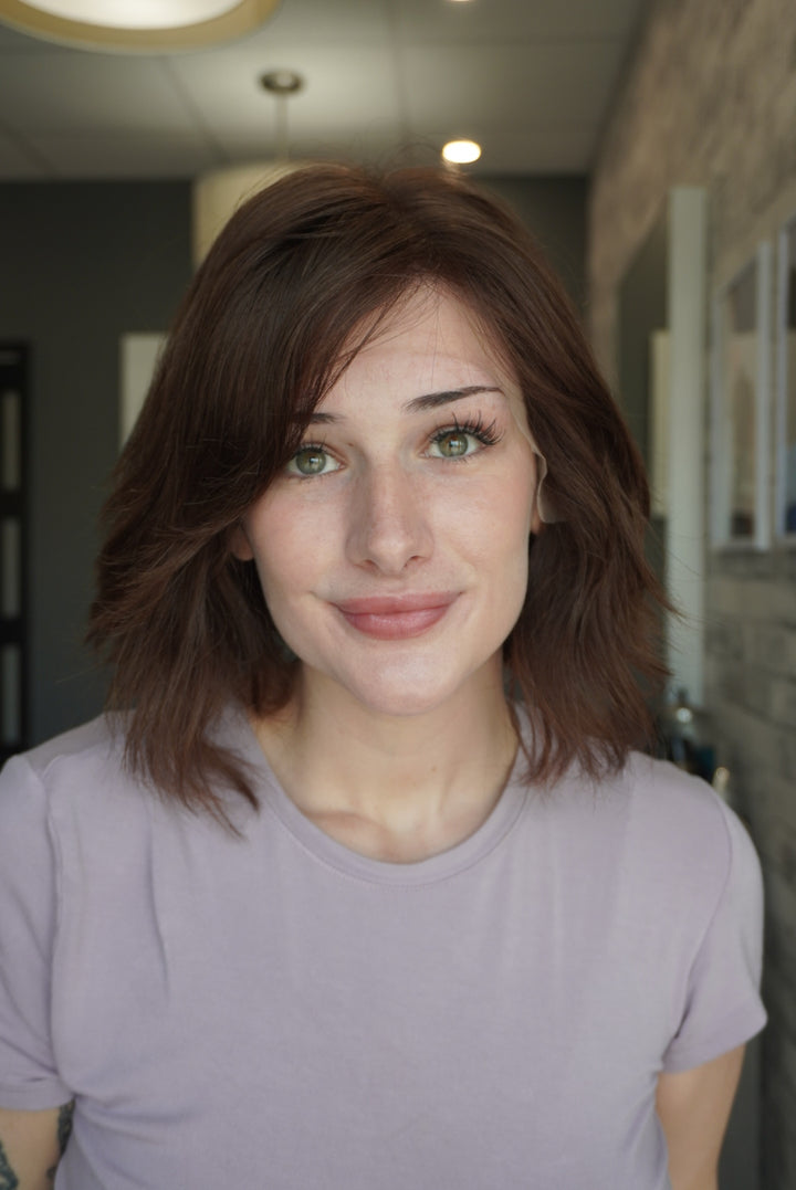 12" Lux Lace Wig Virgin Slavic - Darkest Brown (M)