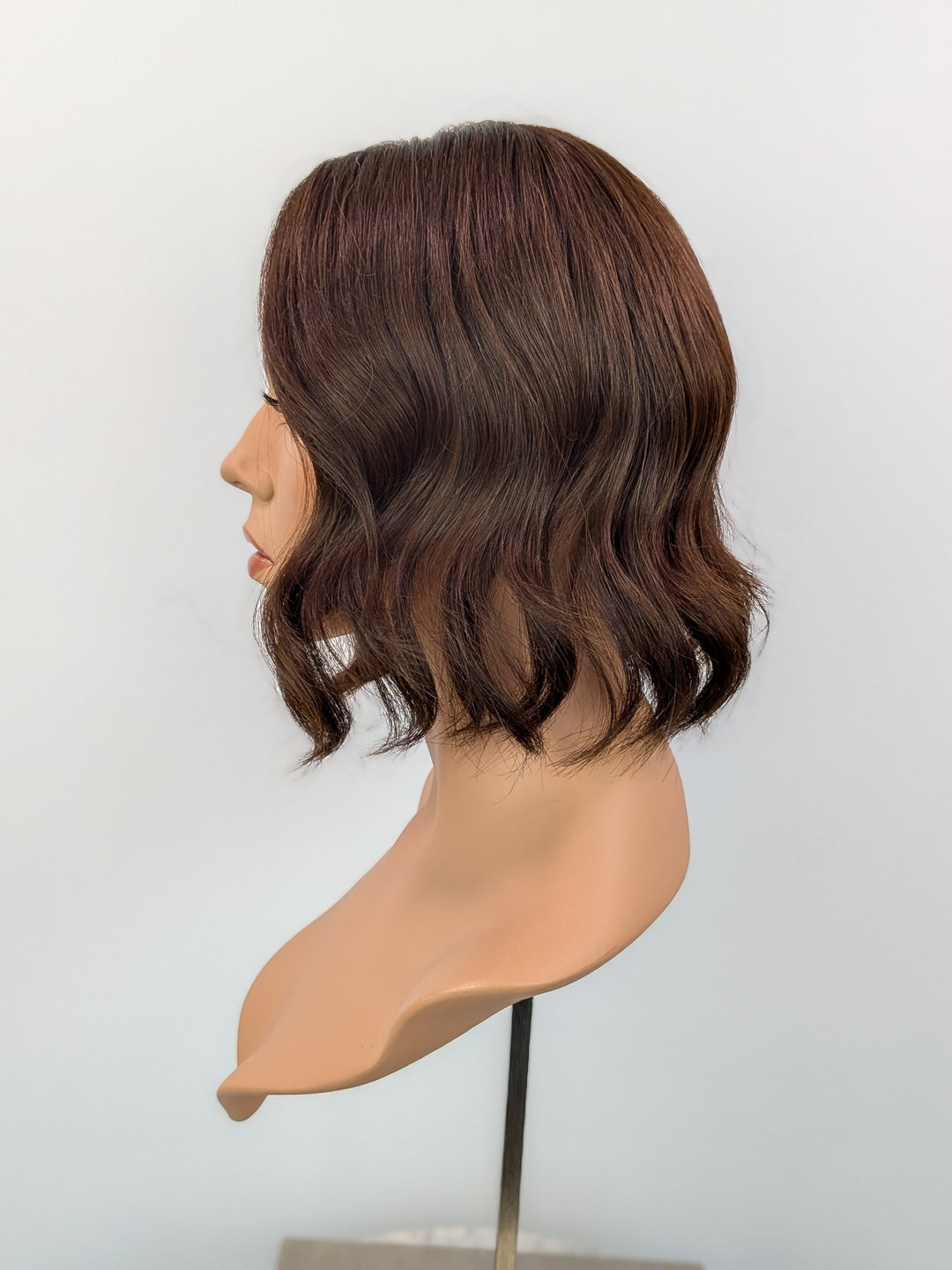 12" Silk Top Topper - Darkest Brown (8x8)