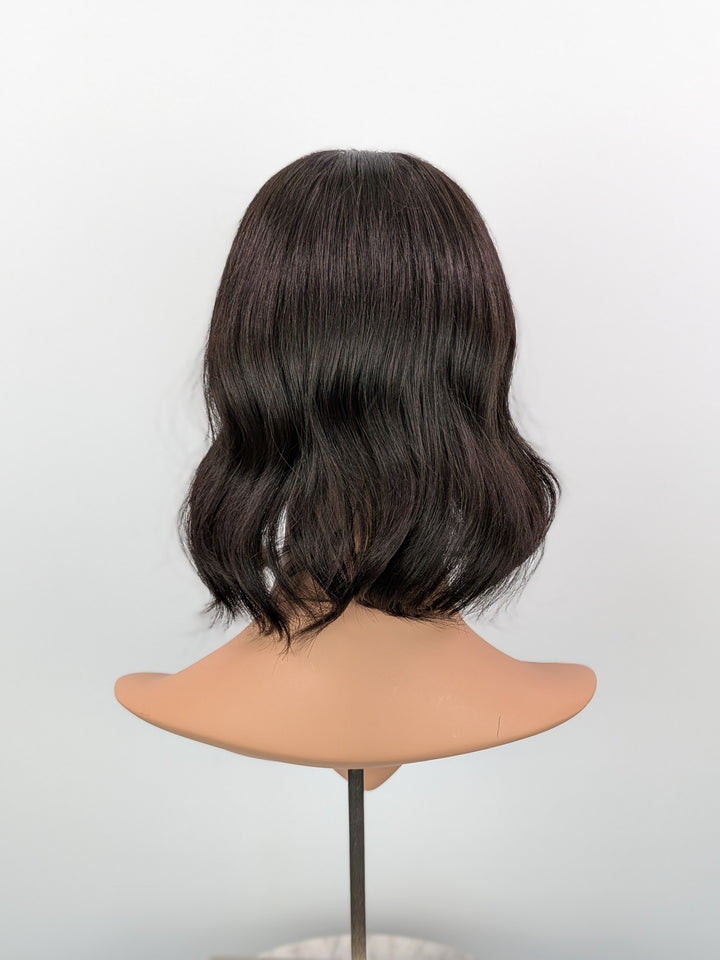 12" Silk Top Topper - Natural Black (8x8)
