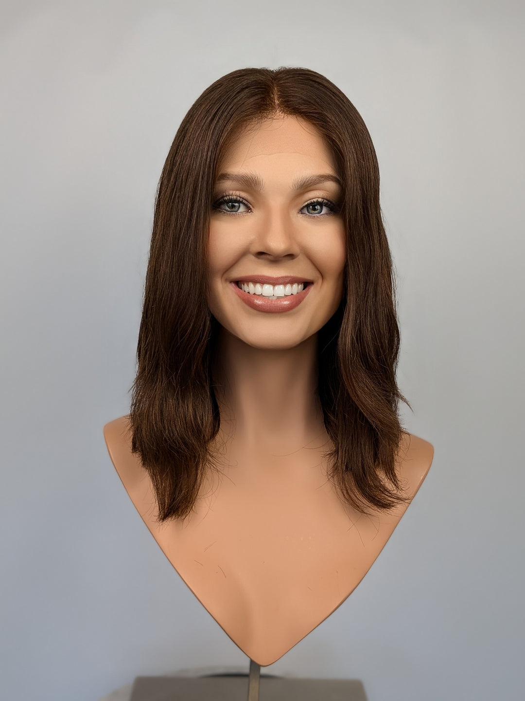 15" Lux Lace Wig Virgin Slavic -  Chocolate (M)