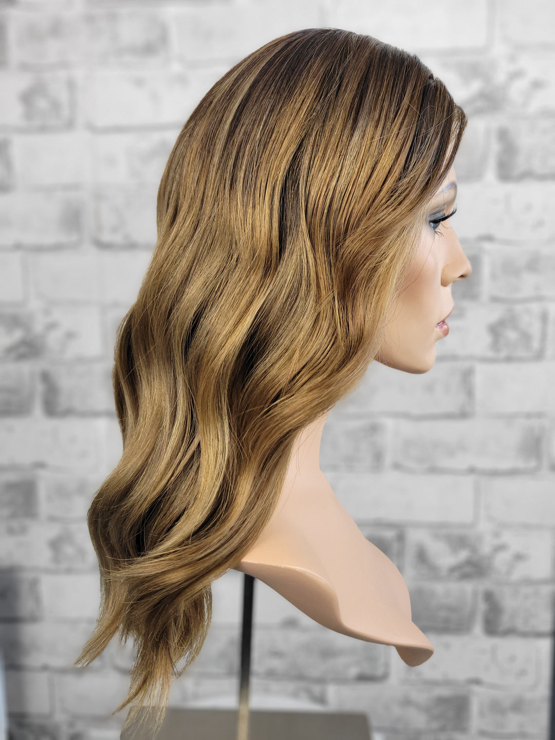 18" Lux Lace Wig - Bronzed Caramel (S)