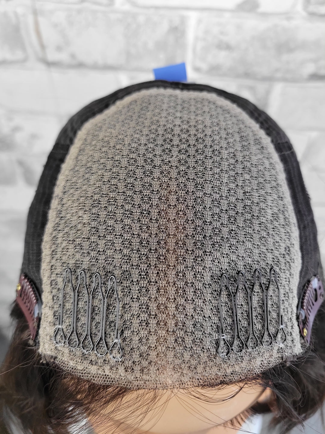 12" Closed Lace Topper - Darkest Brown (8x8)