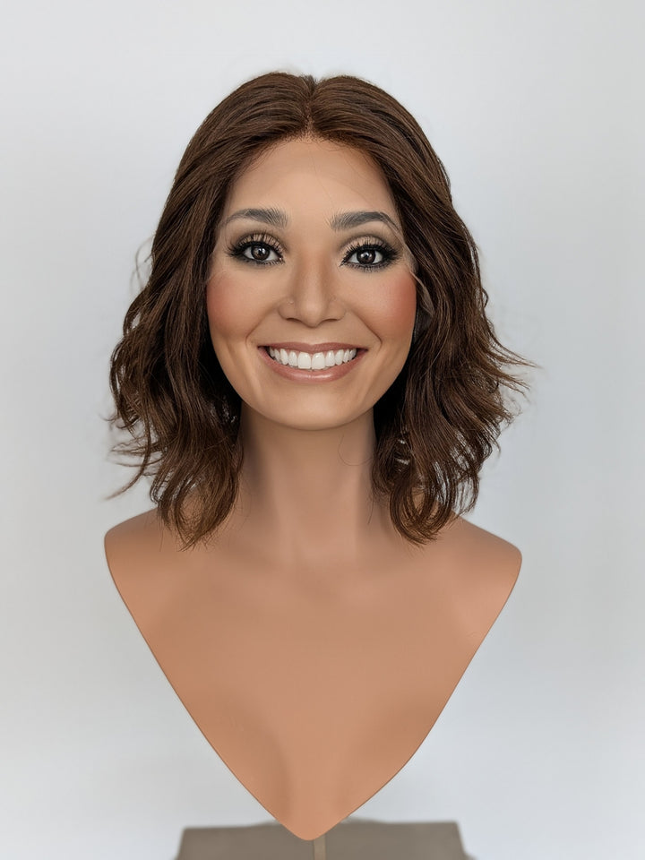 12" Lux Lace Wig Virgin Slavic - Toasted Hazelnut (S)