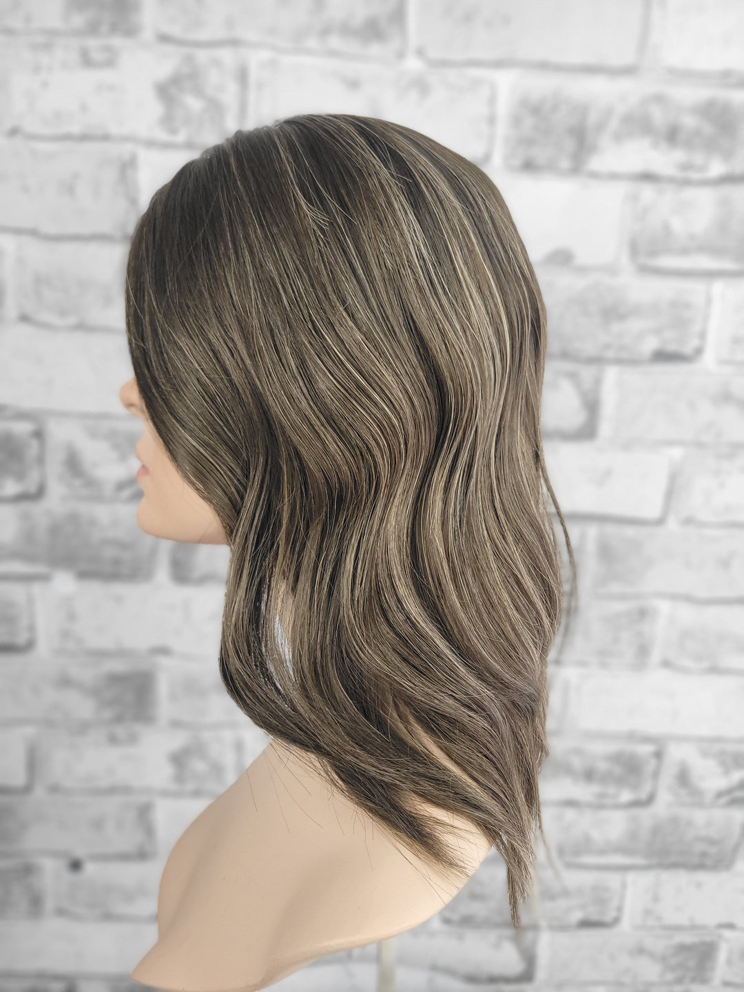 16" Closed Lace Topper - Espresso (8x8)