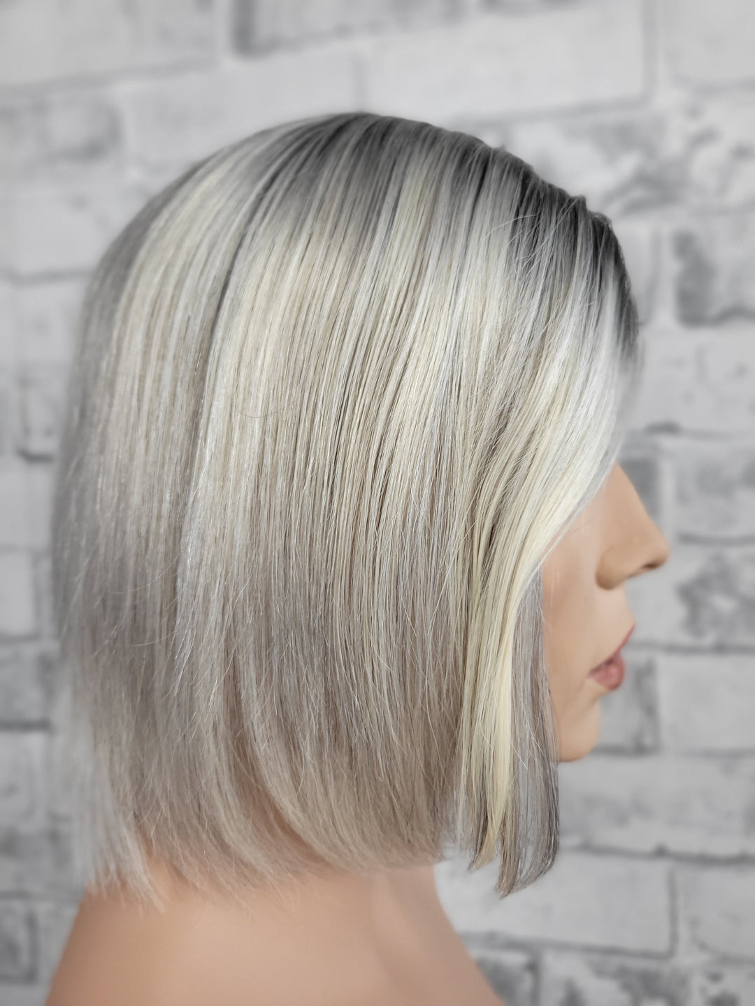 11" Closed Lace Topper - Platinum Ash (8x8)