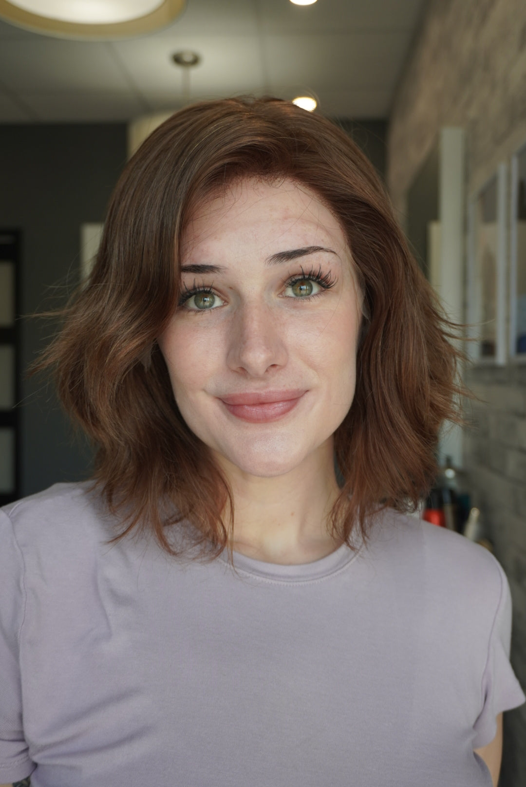 12" Lux Lace Wig Virgin Slavic -  Maple Brown (M)