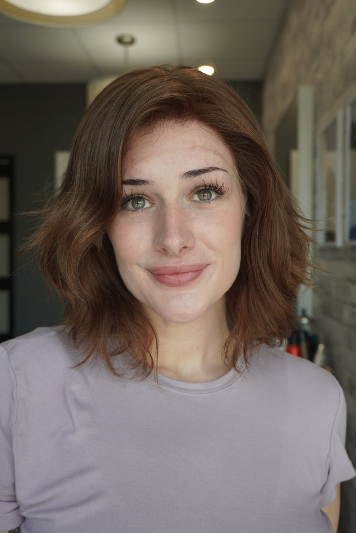 12" Lux Lace Wig Virgin Slavic -  Maple Brown (M)