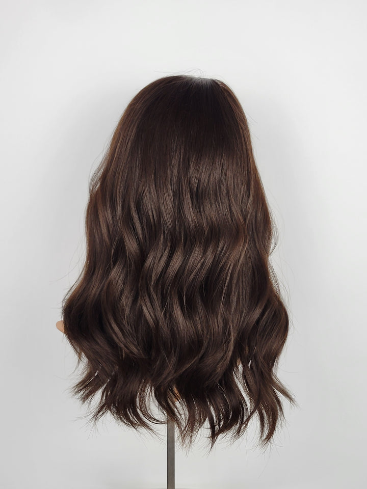 18" Lux Lace Wig - Darkest Brown (M)