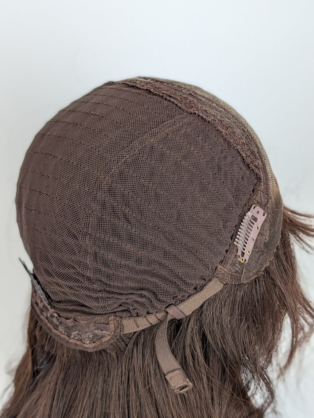 18" Pre-Loved Lace Top Wig - Darkest Brown (M)