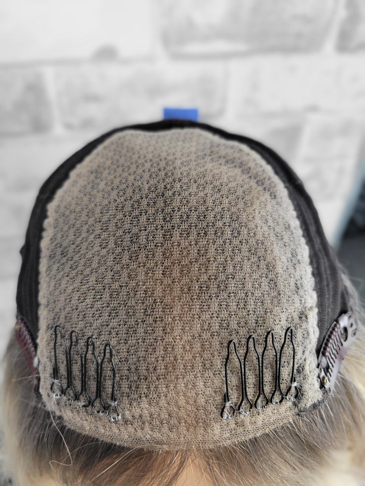 11" Closed Lace Topper - Platinum Ash (8x8)