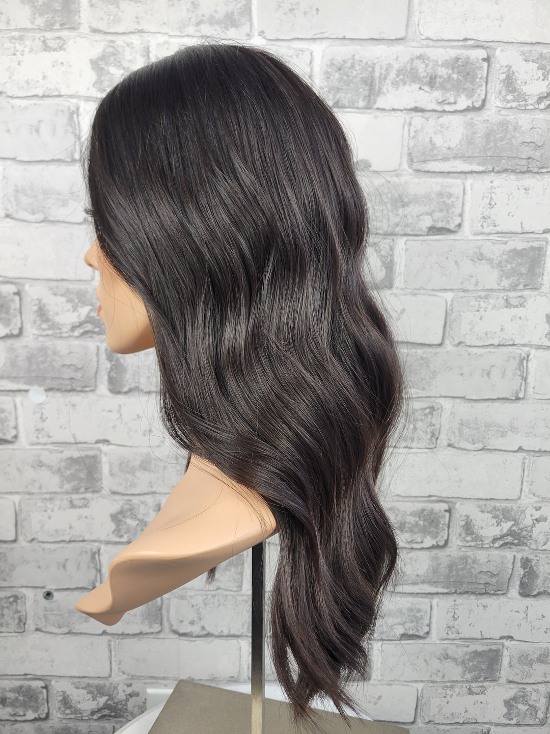 20" Closed Lace Topper - Natural Black (8x8)