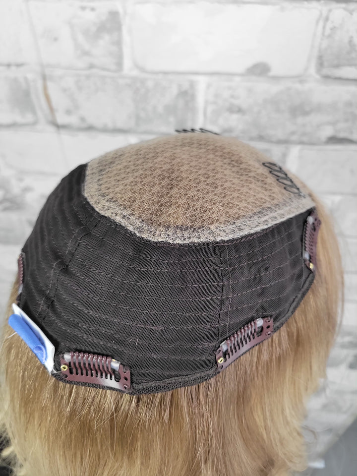 18" Closed Lace Topper - Hay Bale Beige (8x8)