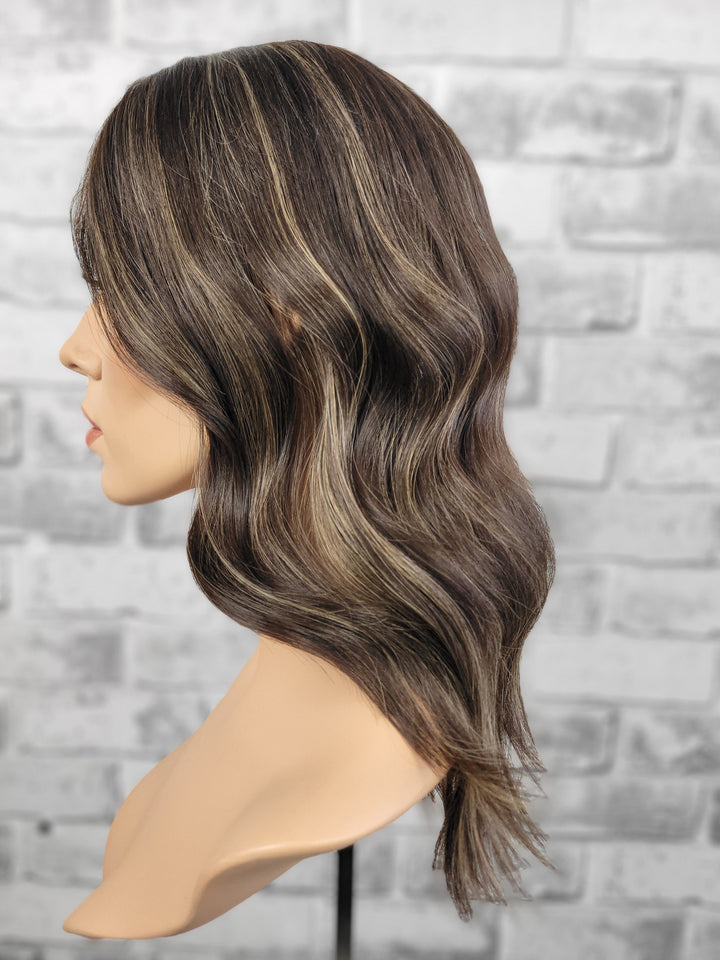 16" Closed Lace Topper - Goldstone (8x8)