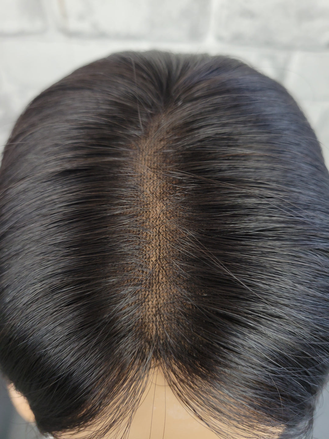 20" Closed Lace Topper - Natural Black (8x8)