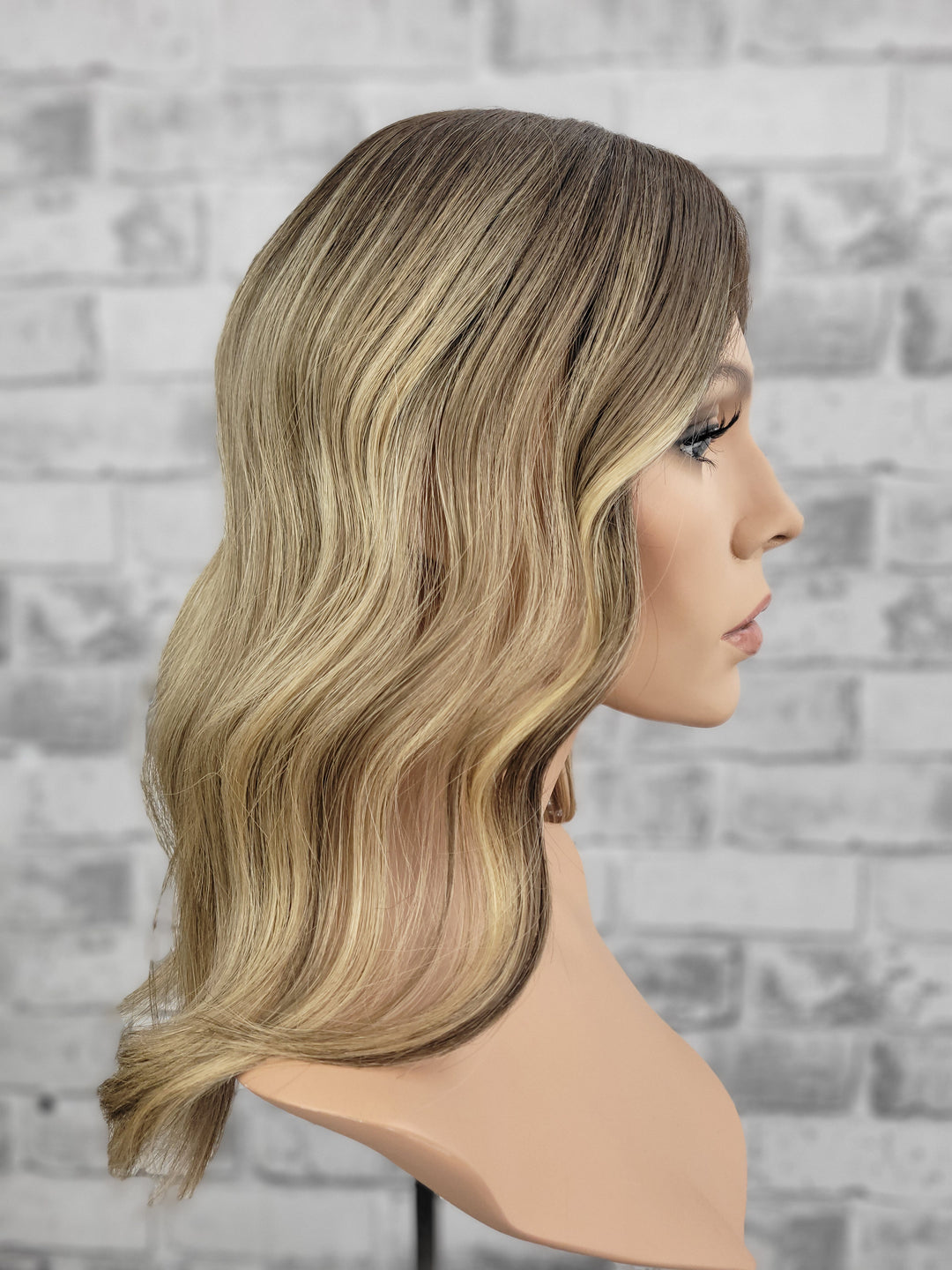 16" Closed Lace Topper - Stone Wheat (8x8)