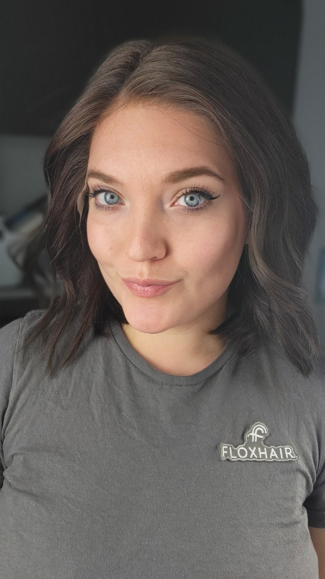 12" Lux Lace Wig - Darkest Brown (S)