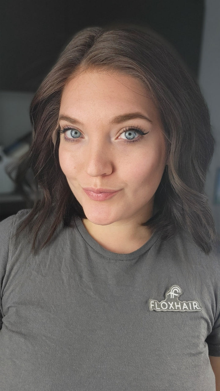 12" Lux Lace Wig - Darkest Brown (S)