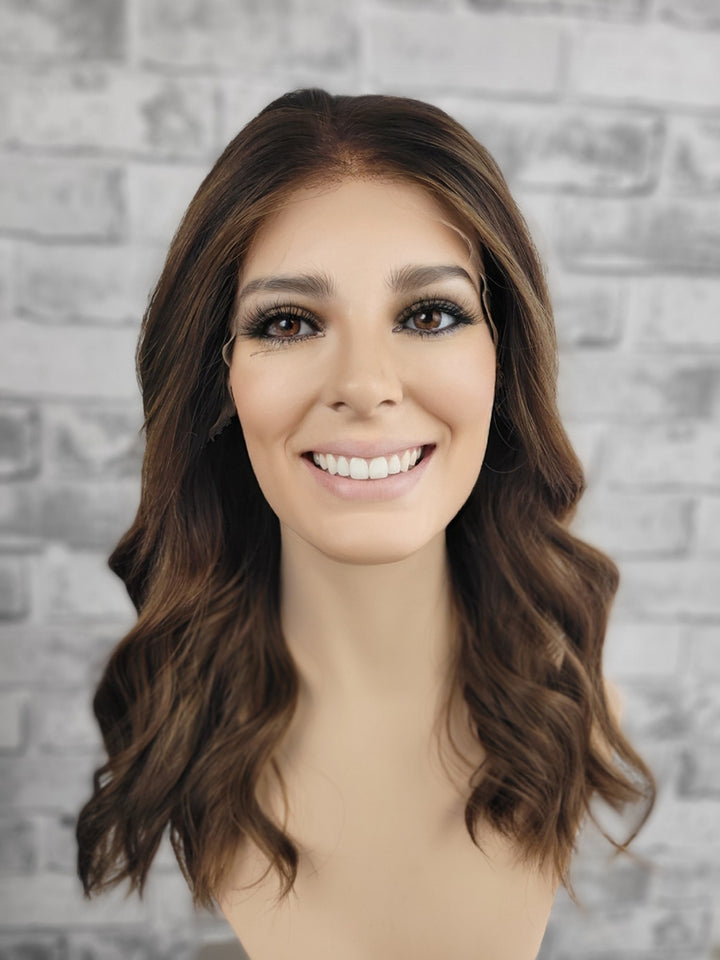 18" Lux Lace Wig - Bronzed Chestnut (S)