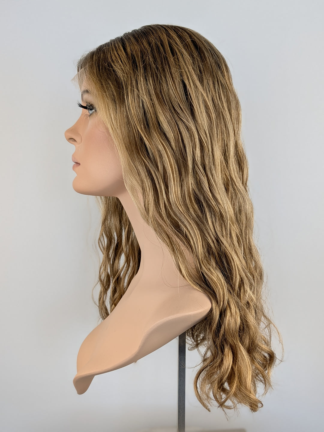21" Lux Lace Wig Virgin Slavic - Harvest Blonde Curl (M)