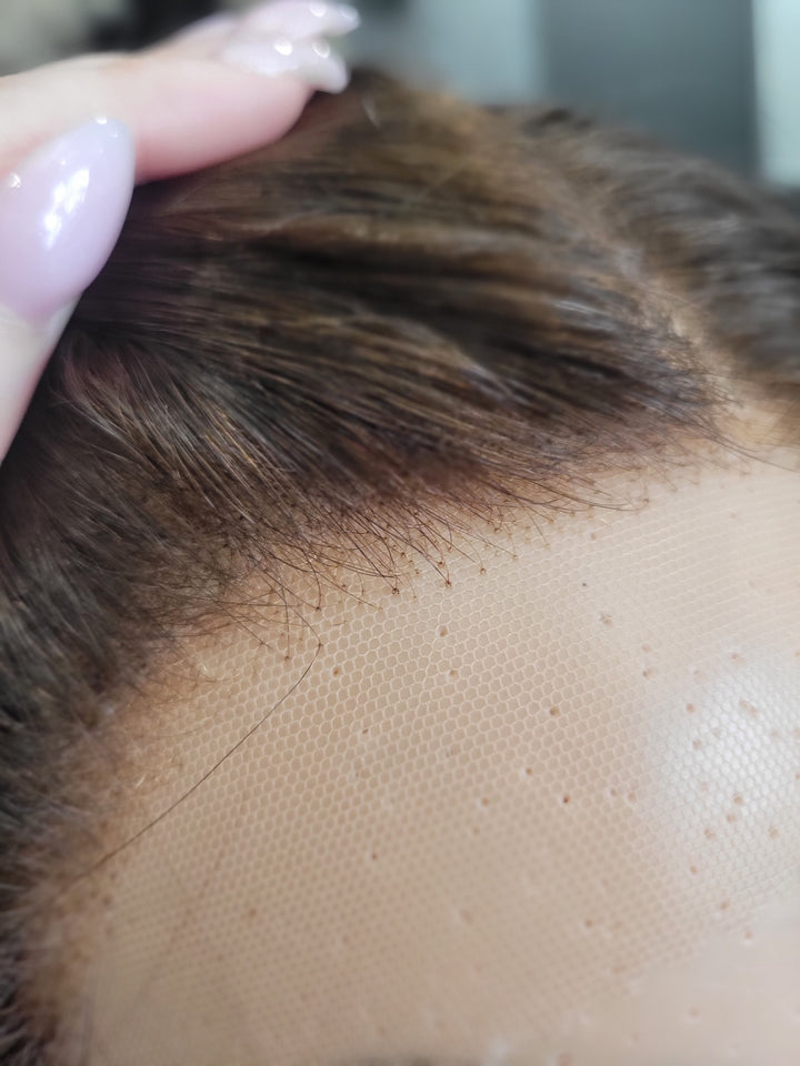 23"/24" Lux Lace Wig Virgin Slavic -  Chocolate (M)