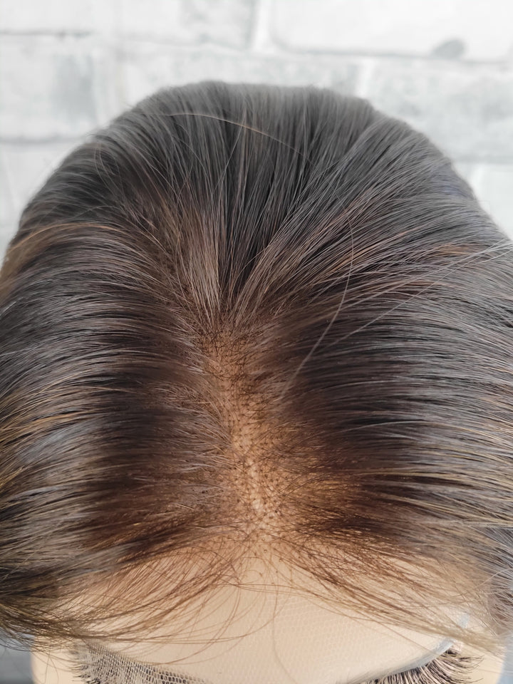 18" Lux Lace Wig - Bronzed Chestnut (S)