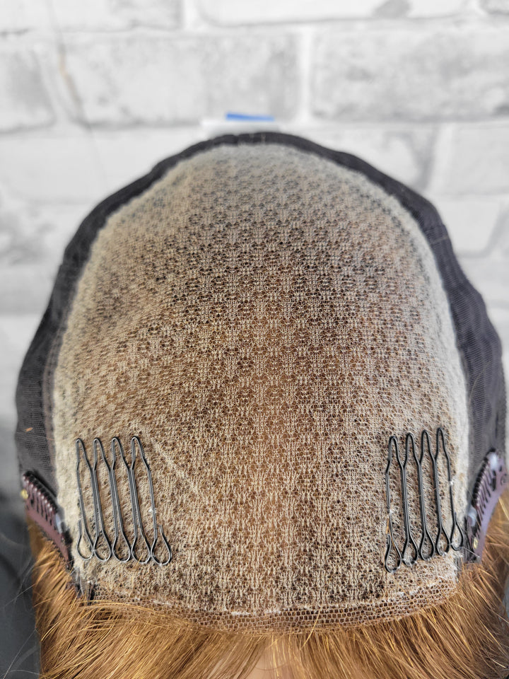 15" Closed Lace Topper -  Copper Melt (8x8)