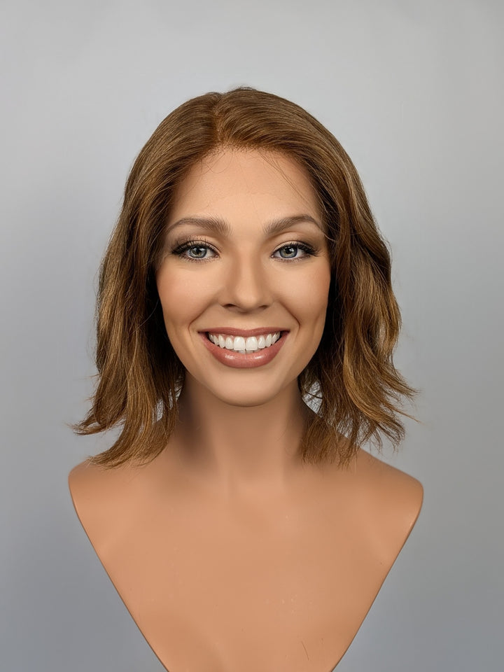 12" Lux Lace Wig Virgin Slavic -  Soft Toffee (M)