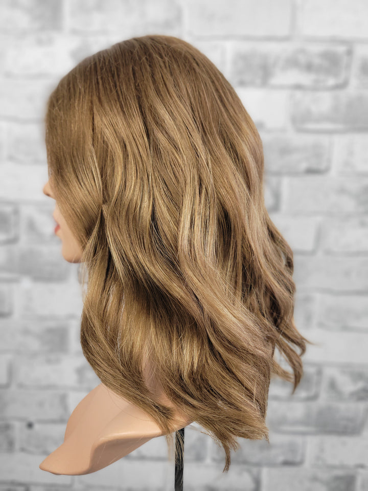 16" Lux Lace Wig Virgin Slavic - Soft Toffee (M)