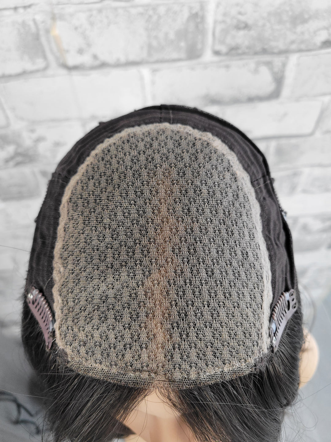 16" Closed Lace Topper - Darkest Brown (8x8)