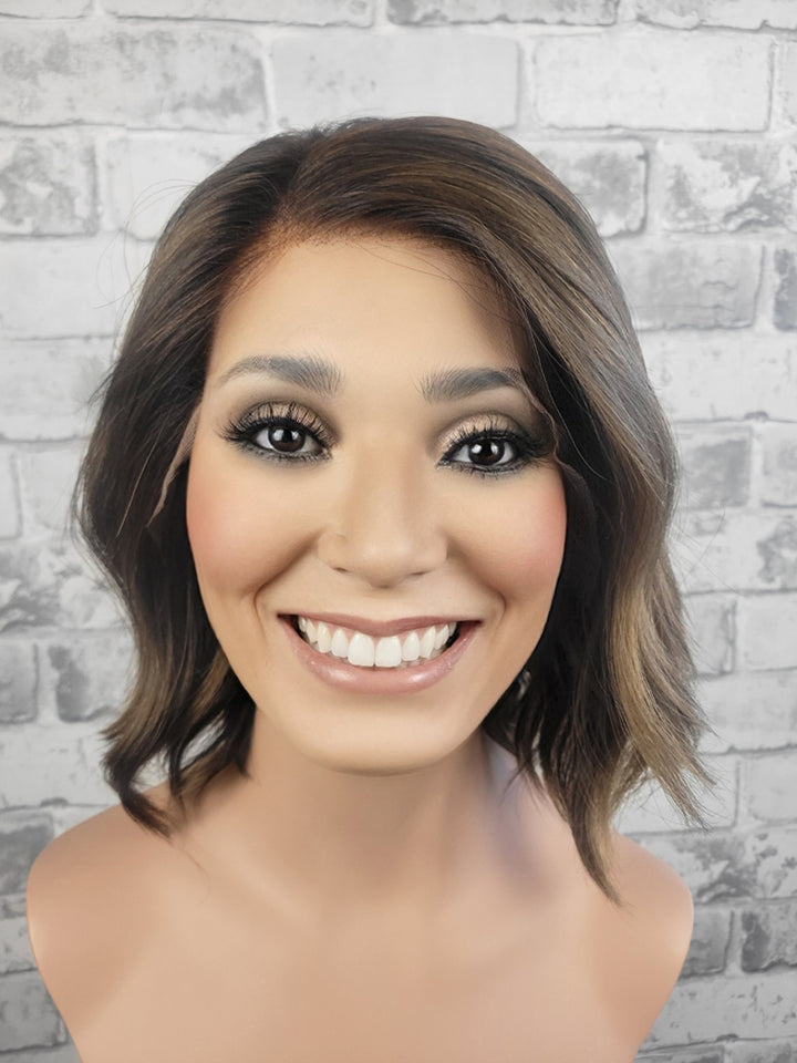 12" Lux Lace Wig - Rustic Gold Brunette (S)