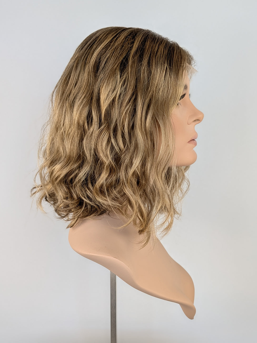 14" Lux Lace Wig Virgin Slavic - Harvest Blonde Curl (S)