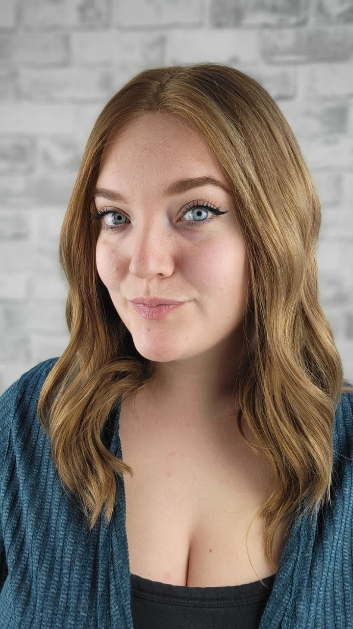 16" Lux Lace Wig Virgin Slavic - Soft Toffee (M)