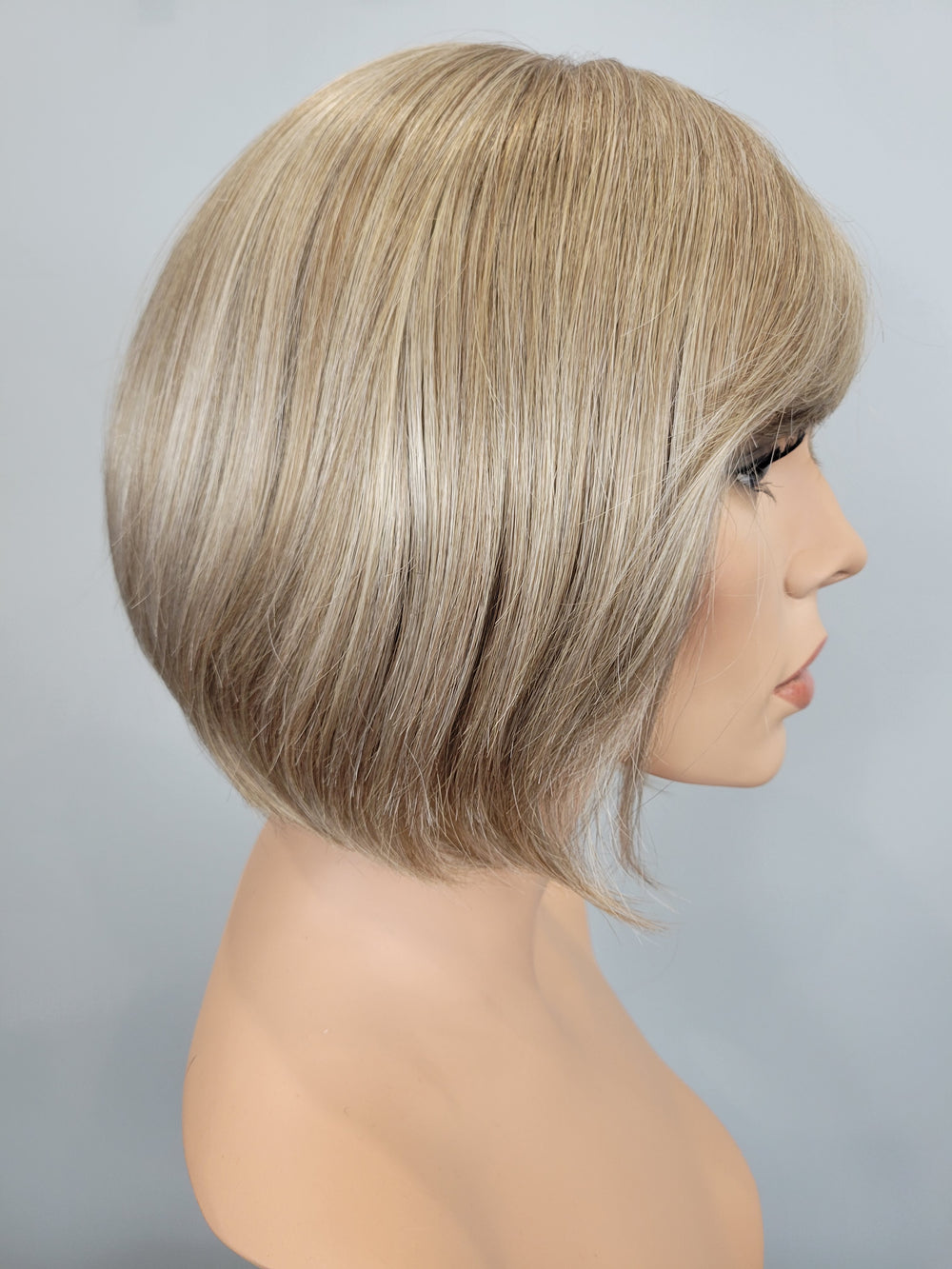 10" HR Synthetic Lace Top - Grey Blonde (M) - FLOX HAIR